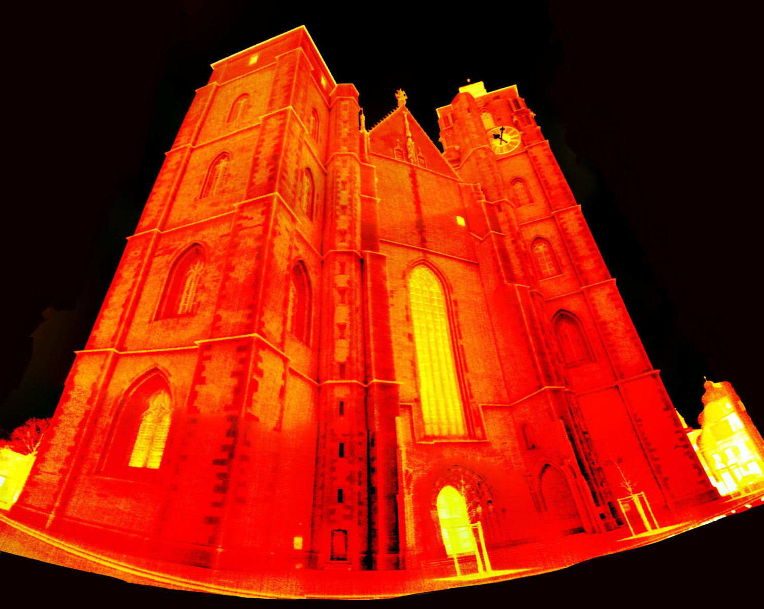 Wärmebildaufnahme „Münster Westseite“ von Ingenieurbüro Müller Thermografie und Leckortung