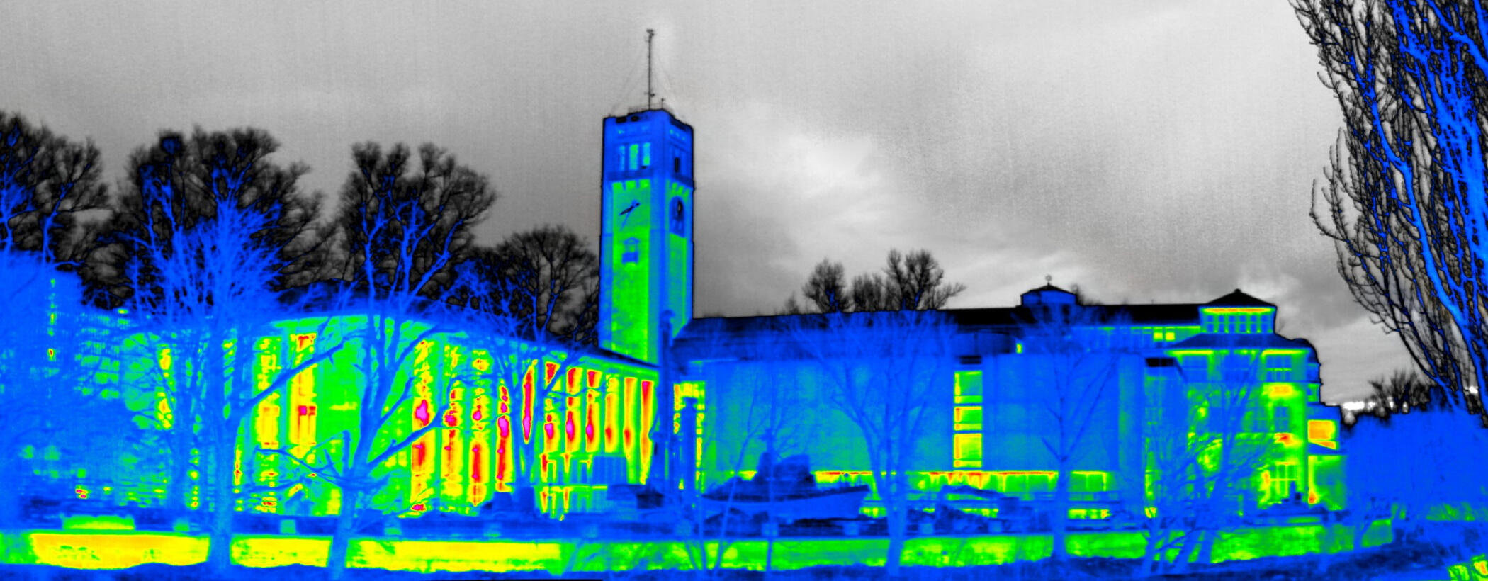 Wärmebildaufnahme „Deutsches Museum“ von Ingenieurbüro Müller Thermografie und Leckortung