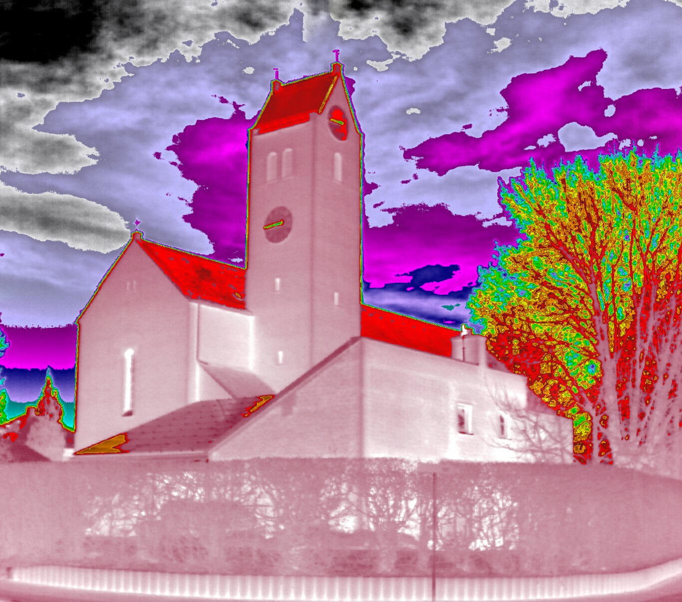 Wärmebildaufnahme „St. Canisius“ von Ingenieurbüro Müller Thermografie und Leckortung