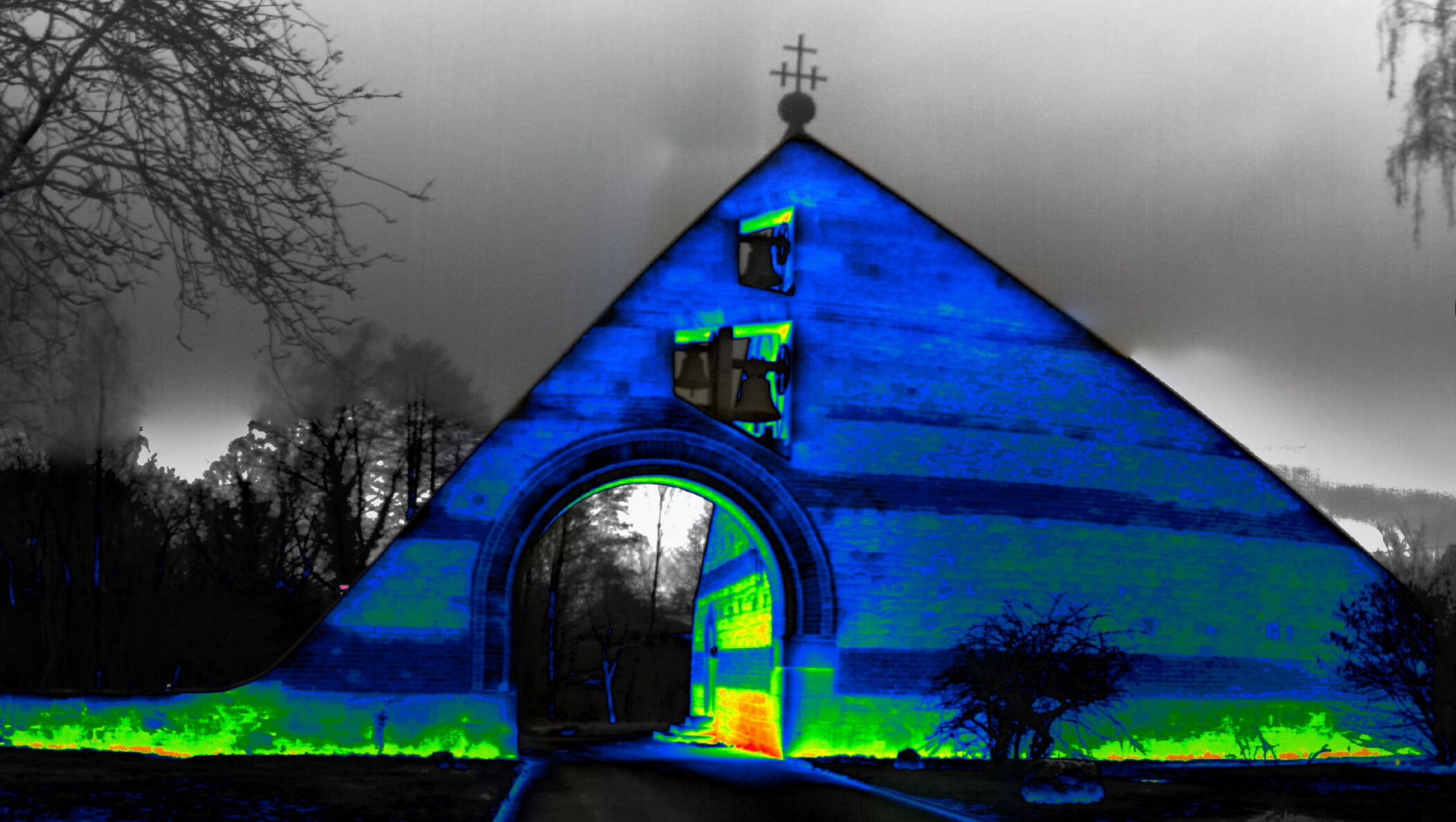 Wärmebildaufnahme „Gulbansson“ von Ingenieurbüro Müller Thermografie und Leckortung