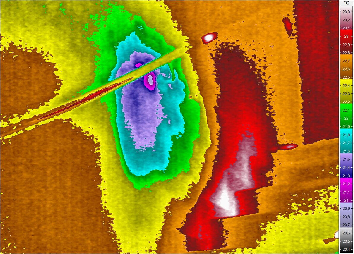 Handlaufwasserleitung behoben von Ingenieurbüro Müller Thermografie und Leckortung